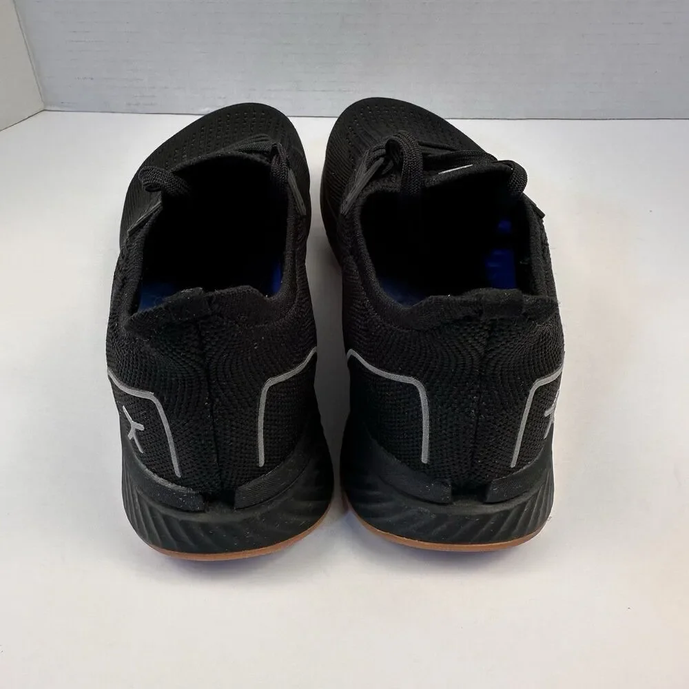 Flux Footwear Adapt Runner Black Gum Knit Minimalist Running Shoes M SZ 4/W SZ 6